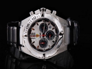Replica Ferrari cassa per orologi Cronografo di lavoro in acciaio inossidabile e cinturino in acciaio - BWS0359