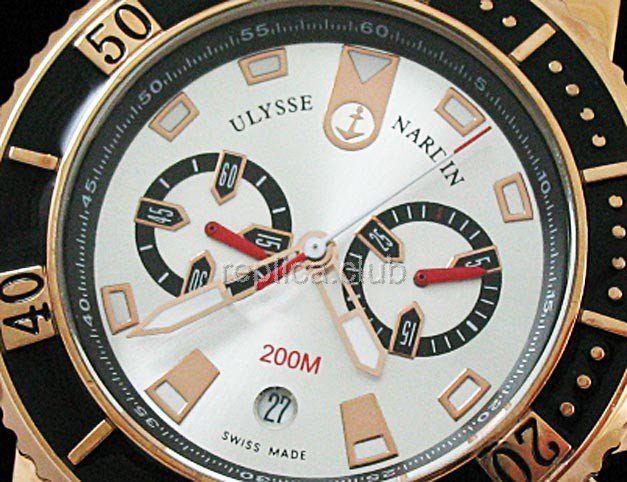 Ulysse Nardin Maxi Marine Chronograph Watch Replica #5