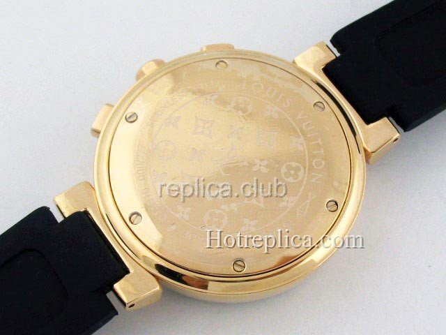Louis Vuitton Tambour Chronograph Watch Replica #2