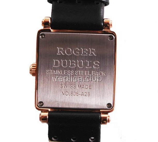 ロジャーは、小型サイズのレプリカ時計ゴールデンスクエアをデュブイ #2