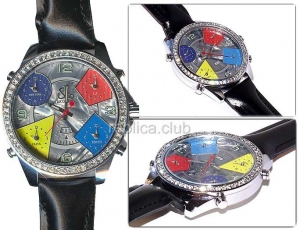 ジェイコブ＆カンパニー5タイムゾーンフルサイズのレプリカ時計 #8