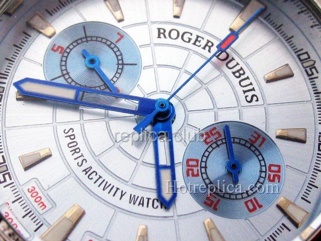 ロジャーは自動レプリカ時計簡単ダイバーDatographをデュブイ #1
