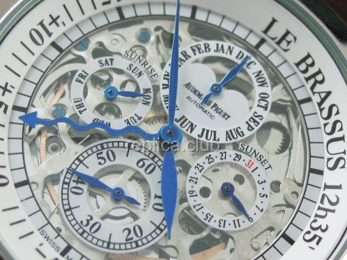 オーデマピゲのジュールオーデマSceletonのトゥールビヨンDatographレプリカ時計 #2