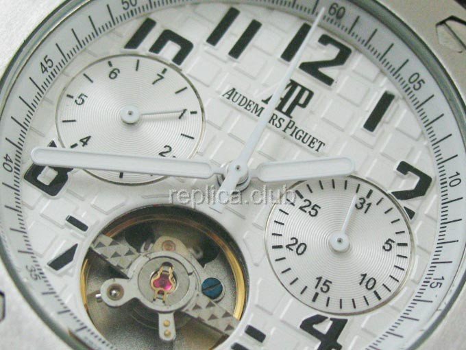 オーデマピゲは、ロイヤルオークトゥールビヨンDatographレプリカ時計をピゲ #3