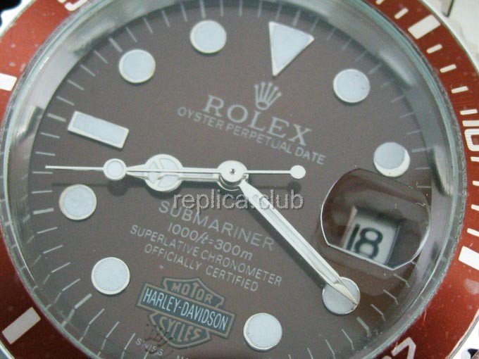 ロレックスサブマリーナーHarley - Davidsonのレプリカ時計