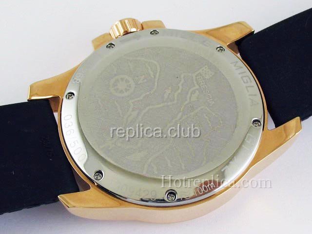 ショパールマイルMilgiaのグランツーリスモ契約GMTのレプリカ時計 #3