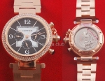 Cartier Pasha Datograph Replica Watch Diamonds #2