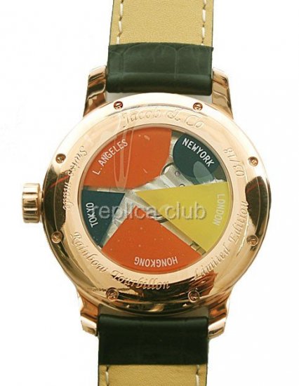 Jacob & Co Cinco Tourbillon Rainbow Replica Watch Full Size