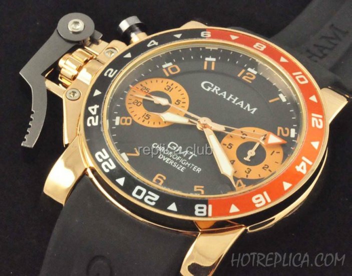 Graham Chronofighter Oversize Replica Watch GMT Datograph