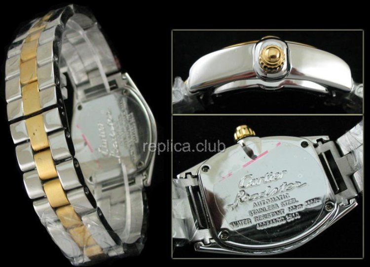 Cartier Roadster Data Replica Watch, tamanho pequeno