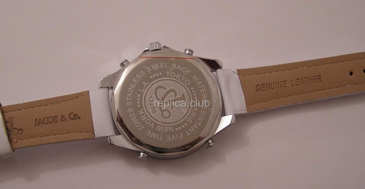 Jacob & Co Cinco Time Zone Replica Watch Full Size #7