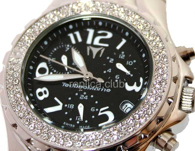 Techno Marine Diamond Watch Replica dados #1