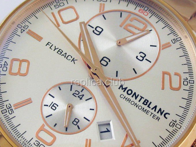 Montblanc Flyback Replica Watch automática #7