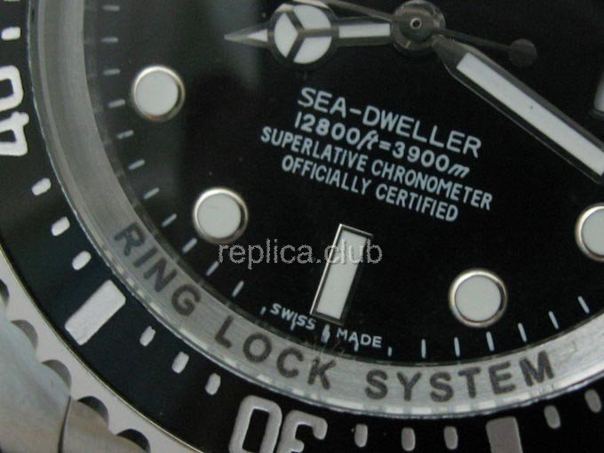 Rolex моря жителя Deepsea Реплика Смотреть #1