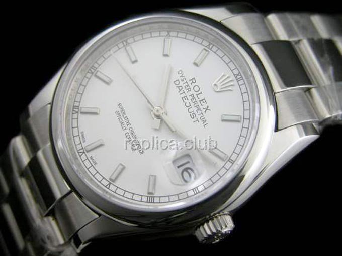 Ойстер Rolex Perpetual DateJust Swiss Watch реплики #11