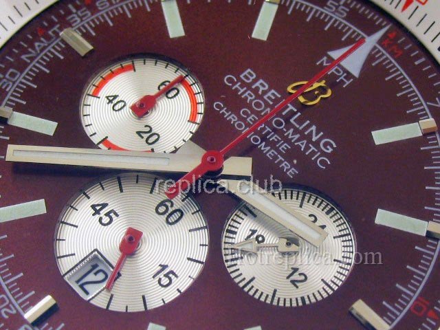Breitling Chrono-Matic Certifie Смотреть Реплика хронометр #2